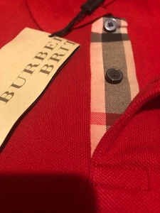 Burberry Polo T Shirt Uomo Large - Foto 1 di 5