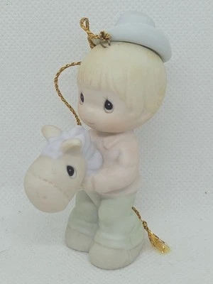 Precious Moments Ornament Happy Trails Is Trusting Jesus Samuel L. Butcher 1991 - Изображение 1 из 4