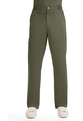 Pantalón Médico Cherokee Workwear Hombres Frente con Mosca WW140 OLV Oliva Envío Gratis Foto 1 de 4