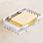  2 Pcs Soap Dish Draining Self Drainer Tray Space Aluminum Bar Box