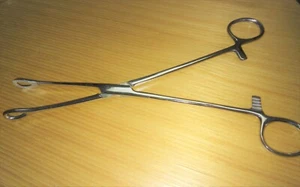 Straight Serrated Sponge Forceps - Picture 1 of 4