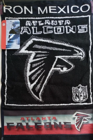 ATLANTA FALCONS MICHAEL VICK/RON MEXICO NFL BATH TOWEL, ONE OF A KIND, UNSOILED! Cover