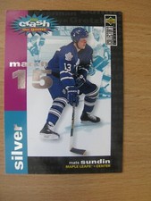 1995-96 Collector's Choice Crash the Game Silver #C30 Mats Sundin 03/15/96