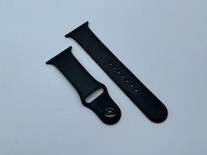 Genuine Apple Watch HERMES Black Sport Band Strap 49mm 46mm 45mm 44mm M/L - Zdjęcie 1 z 23