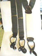 Mens Jos. A. Banks Taupe Polka Dot Textured Suspenders Adjustable One Size 