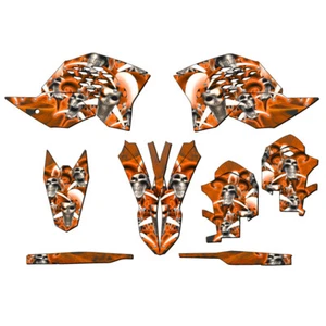 2007-2010 SX JESTER Orange Senge Graphics Kit Compatible with KTM - Picture 1 of 10