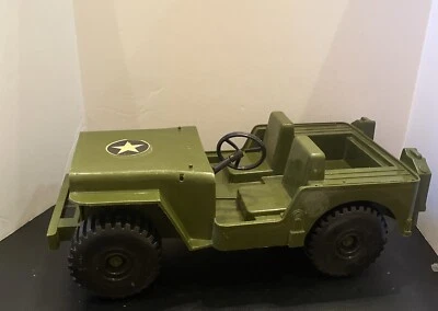 VTG 1973 Empire Carolina Enterprises Military Green Jeep 17” L  Not Complete - Image 1 of 4