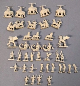 Age Of Mythology 40 miniatures tan beige elephant cavalry dragons greek egyptian - Picture 1 of 17