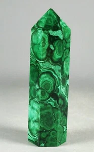 Bellissima Malachite Verde Naturale | Reiki Carica Guarigione | Torre Oblisco - Foto 1 di 8
