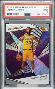 2018 Panini Revolution Lebron James #40 Basketballkarte - PSA 9 neuwertig - Bild 1 von 2