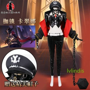 Honkai: Star Rail Caterina Costumes Women Cosplay Coat Pants Hat Weapon Props - Picture 1 of 22