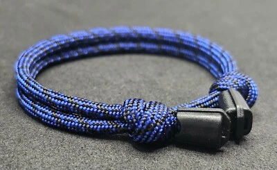 mens bracelet paracord bracelet hiking knot adjustable wristband - Image 1 of 4