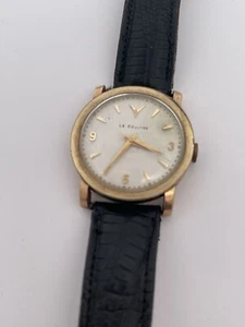 Vintage Le Coultre Mens Gold Filled Watch c.1949 - Picture 1 of 11