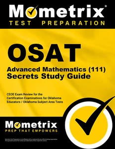 OSAT Advanced Mathematics (111) Secrets Study Guide - Picture 1 of 1