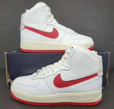 Nike Mujer Air Force 1 Alto Esculpido Gimnasio Rojo Tenis DC3590-100 W Talla 7 Foto 1 de 4