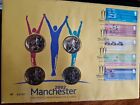 2002 Manchester Commonwealth Games Bunc 4×£2 Coin Pnc