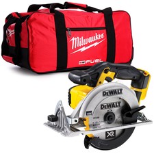 DeWalt DCS391 18V Circular Saw 165mm With 24" Large Heavy Duty Bag On Wheels