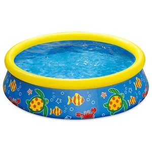 5ft Ocean Animal Print Quick Set Kids Swimming Pool Hot Summer Garden Fun Pool - Picture 1 of 6
