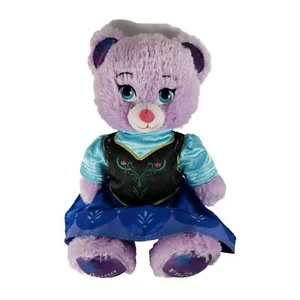 Build A Bear Frozen Anna Stuffed Plush Toy Bear Dress Animal Toy BABW - Picture 1 of 11
