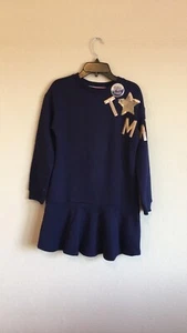 Tommy Hilfiger Girls' Size 12 Navy Blue Sweater Dress - New - Picture 1 of 11