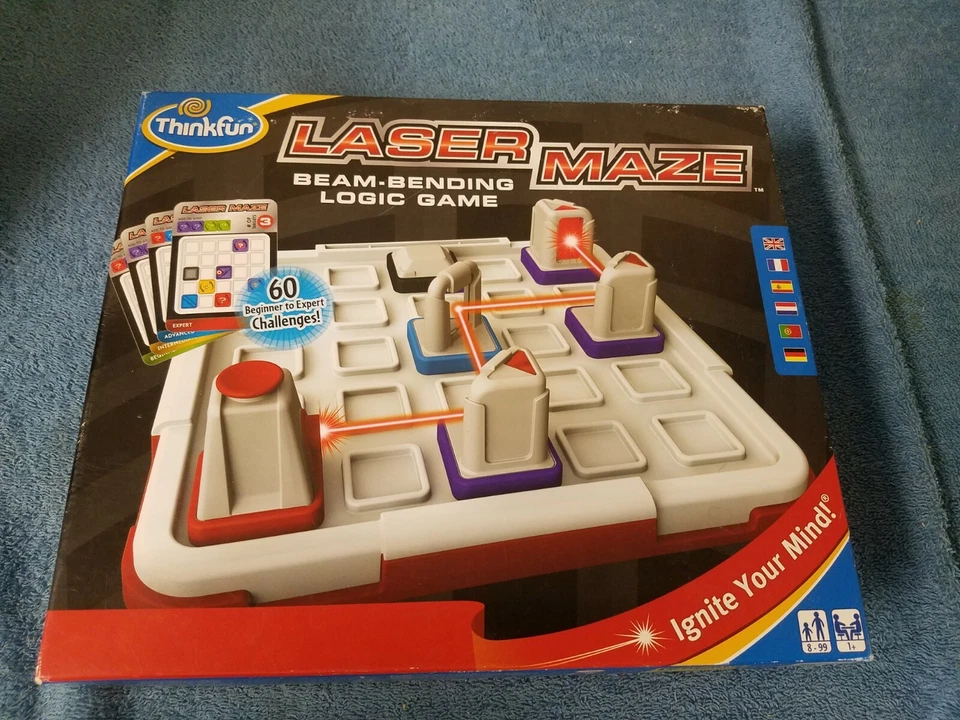 Laser Maze Beam Bending Logic Game 60. Beginner to Expert Challenges. - Image 1 of 4