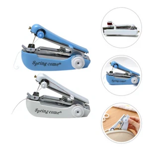 2 Pcs Mini-Nähmaschine Werkzeug Professionelles Nähmaschinen-Set - Bild 1 von 12