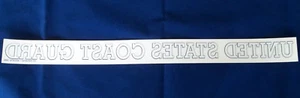 Pegatina adhesiva para ventana de la Guardia Costera de los Estados Unidos dentro de la aplicación de vidrio - Imagen 1 de 2