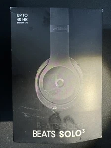 Beats Solo3 Cuffie Over-Ear Bluetooth Wireless - Nero LEGGI - Foto 1 di 1