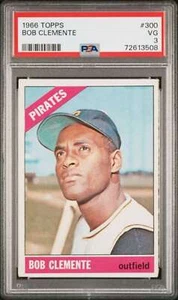 1966 Topps #300 Roberto Clemente PSA 3 Pirates (3508) - Picture 1 of 2