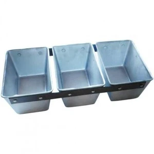 Brotbackform Pfannenform Kuchen Ziegel L7 Aluminium 3er Set traditionell russisch - Bild 1 von 6