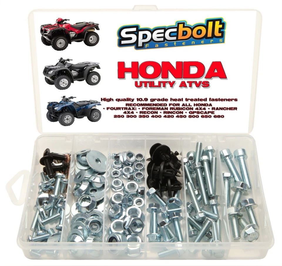 Honda ATV bolt kit Foreman Rancher Rubicon 4X4 Rincon GP Scape Recon Fourtrax - Image 1 of 1