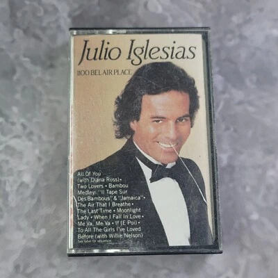JULIO IGLESIAS 1100 BEL AIR PLACE 1984 CBS INC. Cassette Pre-Owned Tested - Image 1 of 4