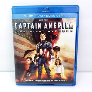 Marvel Studios Captain America The First Avenger Superhero Blu-Ray + DVD Movie - Picture 1 of 4