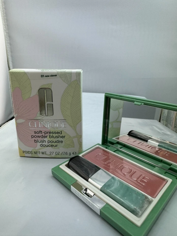 Clinique Soft Pressed Powder Blusher 01 Clover 27 Oz