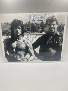 Martin Kove Signed Rambo 8x10 Photo “He’s Not As Tough As You” *Rare* - Picture 1 of 7