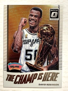 2017-18 Donruss Optic Basketball The Champ Is Here #3 David Robinson - Spurs - Picture 1 of 2