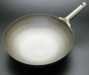 Sartén de titanio puro chino Beijing wok increíble ligereza hecha en Japón - Imagen 1 de 3