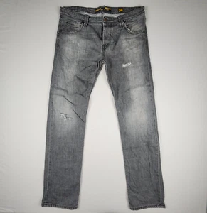 Lee Jeans Mens Size 34 Grey L2 Lo Slim Denim Cotton Made in Australia Button Fly - Picture 1 of 13