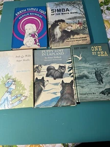 Vintage 50’s-70’Weekly Reader Children’s Book Club HC 5 Stück verschiedene sehr gut - Bild 1 von 21
