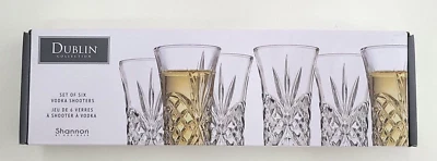 都柏林水晶系列六件套伏特加射击器容量2盎司 — 第 1/4 张图片