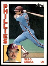 1984 Topps Greg Gross Baseball Cards #613