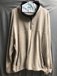 Men's Tri-Mountain Tan 1/2 Zipped Pull Over Size 6XL - Picture 1 of 1