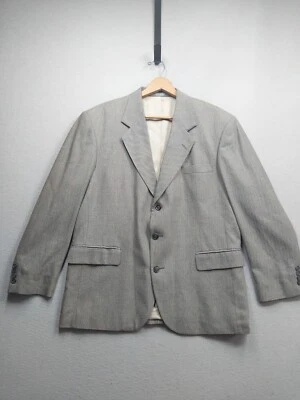 Chaqueta Blazer DE COLECCIÓN HAGGAR Etiqueta Negra Para Hombre 42S Forrada Bronceada Abrigo Deportivo Hecho en EE. UU. Foto 1 de 4