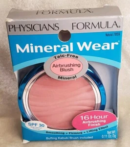 PHYSICIANS FORMULA Mineral Wear NATURAL 7859 Airbrushing Blush 0.11 oz 3 g NIB - Picture 1 of 7