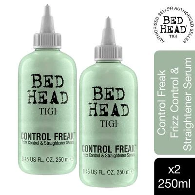Bed Head by TIGI Control Freak Anti Frizz Serum for Smooth Shiny Hair 250ml, 2pk