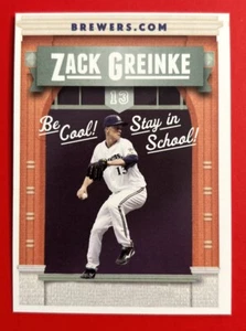 2012 MILWAUKEE BREWERS ZACK GREINKE Regional Police Baseball Card FPD - Picture 1 of 2