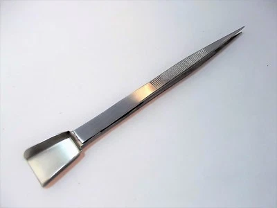 EW2009 Pinzetta 18 cm paletta acciaio gioiellieria pietre gemme prendi viti orologi