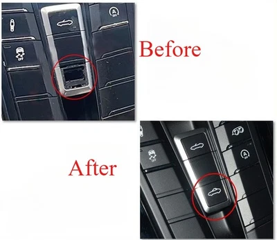 Tapa de botón interruptor de control de cierre de tapa convertible para Porsche Boxster / Spyder, Foto 1 de 2