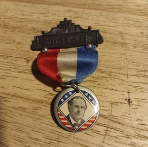 William Jennings Bryan patriotisches Porträt Pinback 7/8" - Whitehead & Hoag Co. - Bild 1 von 2