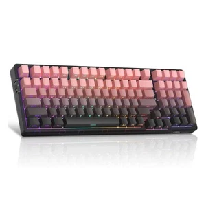 MageGee LIGHT 100 Wireless Creamy Keyboard 96% Gasket Hot Swappable Mechanical - Picture 1 of 16